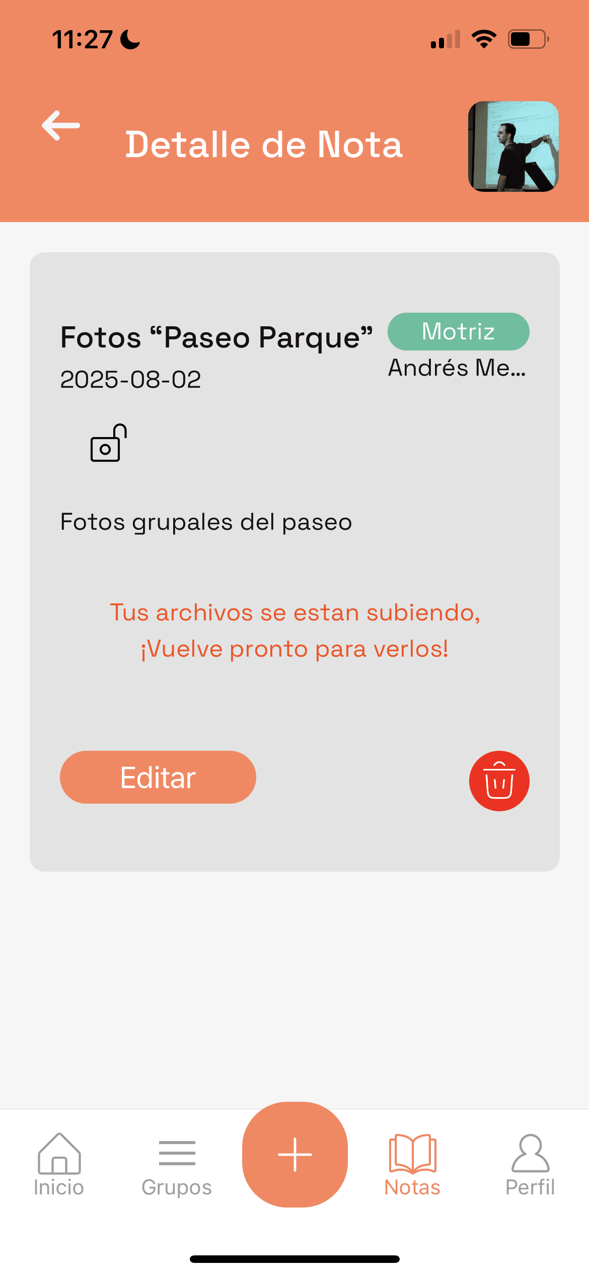 Detalle de Nota